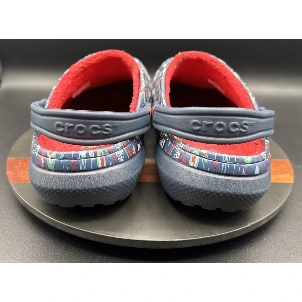 Disney Parks Mickey Christmas Holiday 2020 Crocs M9/W11 Dual Comfort 206734